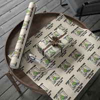 Keep Trying I Can Do This All Day Wrapping Paper Roll Funny Hockey Goalie Cat Gift - Wonder Print Shop