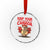 Keep Your Tiny Hands Off Canada Crystal Glass Ornament Not For Sale Canadian Maple Leaf Beaver - Wonder Print Shop