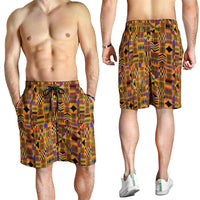 Kente African Pattern Shorts for Men - Wonder Print Shop
