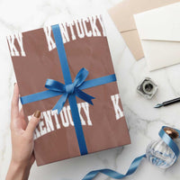 Kentucky Wrapping Paper Roll Retro Varsity Kentucky Lover KY State