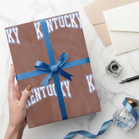 Kentucky Wrapping Paper Roll Vintage Sports Design Kentuckian KY State