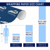 Kentucky State Map with Racing Horse Wrapping Paper Roll Bluegrass State Pride Equestrian
