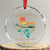 Kerr County Texas Crystal Glass Ornament Retro Hill Country Nature Scene Outdoors - Wonder Print Shop