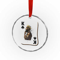 King Of Spades Black Man Crystal Glass Ornament African American Men Pride - Wonder Print Shop