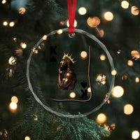 King Of Spades Black Man Crystal Glass Ornament African American Men Pride - Wonder Print Shop