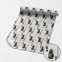 King Of Spades Black Man Wrapping Paper Roll African American Men Pride - Wonder Print Shop