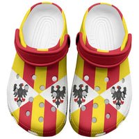 Kingdom of Trinacria Clogs Shoes Flag Color Inspiration - Wonder Print Shop