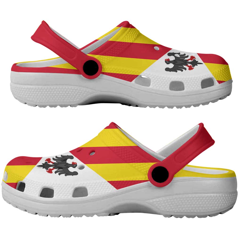 Kingdom of Trinacria Clogs Shoes Flag Color Inspiration - Wonder Print Shop