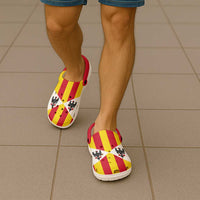 Kingdom of Trinacria Clogs Shoes Flag Color Inspiration - Wonder Print Shop