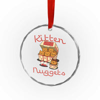 Kitten Nuggets Crystal Glass Ornament Funny Cat Lover Gift - Wonder Print Shop