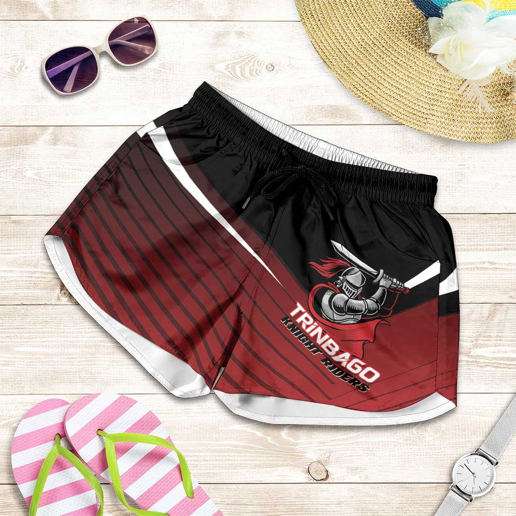 Knight Riders Trinbago Cricket Shorts for Women Play Fight Win Repeat LT01