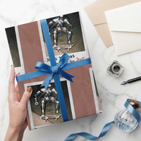 Knights Meme Wrapping Paper Roll Born to Jest Forced to Joust - Wonder Print Shop