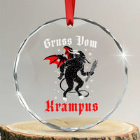 Krampus Crystal Glass Ornament Scary Horror Goth Xmas Gruss Von Krampus TS10
