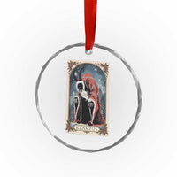 Krampus Crystal Glass Ornament Tarot Card Xmas Horror Ugly Sweater Evil Pajama TS10