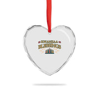 Kwanzaa Blessings Heart Crystal Glass Ornament African Heritage Celebration Gift - Wonder Print Shop