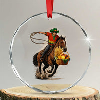 Kwanzaa Cowboy Crystal Glass Ornament Funny African American Festival Gift - Wonder Print Shop