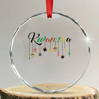 Kwanzaa Crystal Glass Ornament Lights Of Unity Seven Principles Heritage Gift - Wonder Print Shop