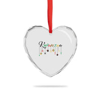 Kwanzaa Heart Crystal Glass Ornament Lights Of Unity Seven Principles Heritage Gift - Wonder Print Shop