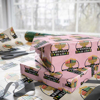 Kwanzaa Is Lit Wrapping Paper Roll Funny African American Holiday Gift - Wonder Print Shop