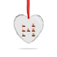 Kwanzaa Kinara Seven Candles African American Holiday Heart Crystal Glass Ornament - Wonder Print Shop