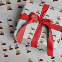 Kwanzaa Kinara Seven Candles African American Holiday Wrapping Paper Roll - Wonder Print Shop