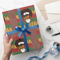 Kwanzaa Nurse Pride Wrapping Paper Roll African Heritage Holiday Gift - Wonder Print Shop