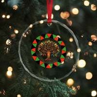 Kwanzaa Tree Of Life Crystal Glass Ornament African American Holiday Gift - Wonder Print Shop
