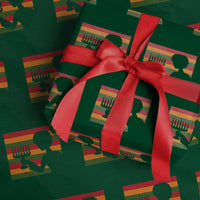 Kwanzaa Umoja Family African Woman Seven Principles Gift Wrapping Paper Roll - Wonder Print Shop