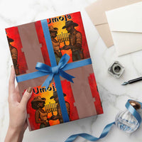 Kwanzaa Umoja Togetherness Wrapping Paper Roll Cowboy Cowgirl African Heritage Gift - Wonder Print Shop