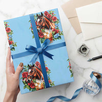 Ky Derby Day Party Wrapping Paper Roll Mint Juleps and Roses Horse Racing - Wonder Print Shop