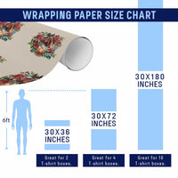 Ky Derby Day Party Wrapping Paper Roll Mint Juleps and Roses Horse Racing - Wonder Print Shop