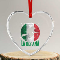La Befana Italian Christmas Heart Crystal Glass Ornament Xmas Witch Folklore Italy Holiday - Wonder Print Shop