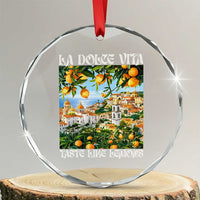 La Dolce Vita Taste Like Lemons Crystal Glass Ornament Retro Italian Village Citrus Summer Wanderlusters TS02