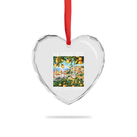 La Dolce Vita Taste Like Lemons Heart Crystal Glass Ornament Retro Italian Village Citrus Summer Wanderlusters - Wonder Print Shop