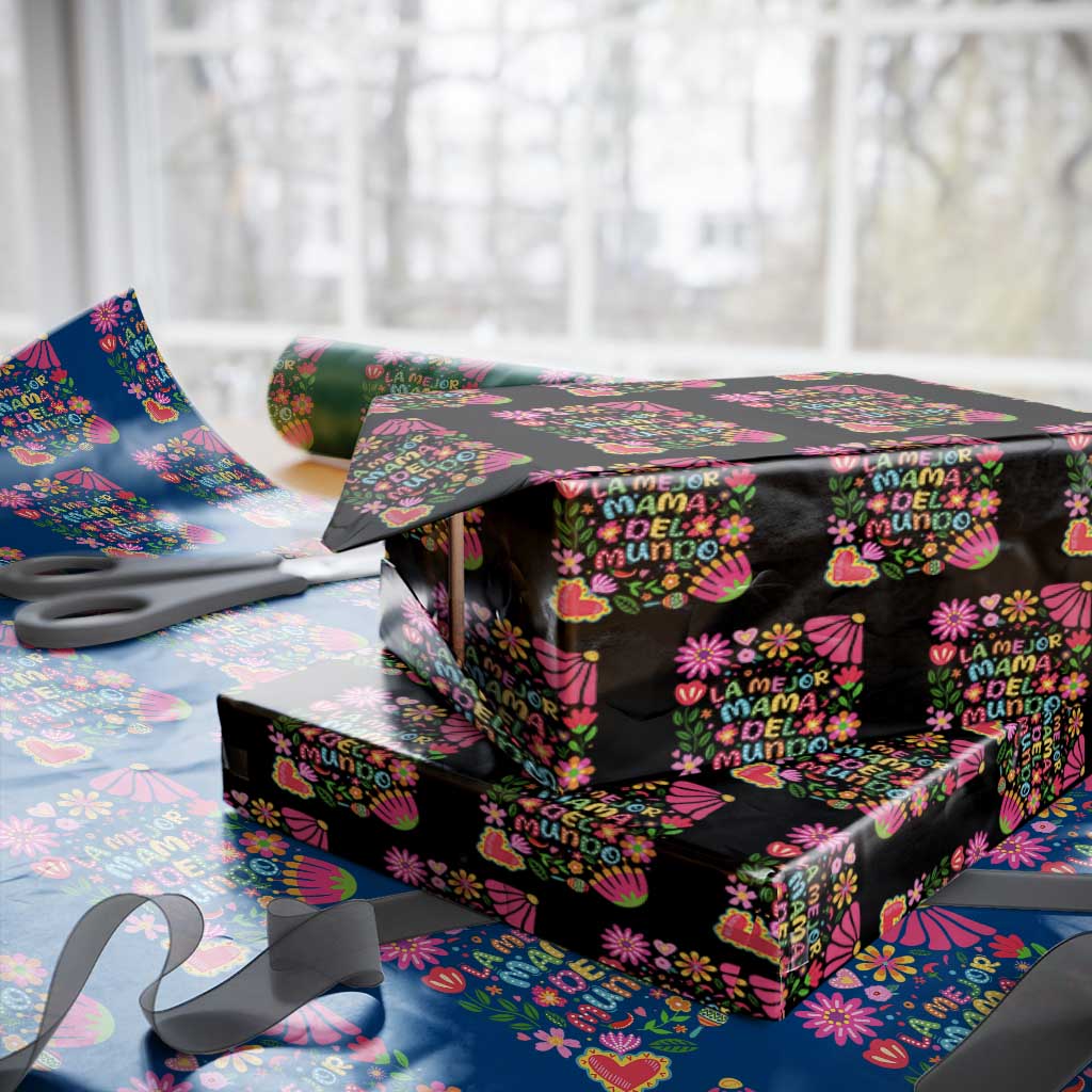 La Mejor Mama Del Mundo Wrapping Paper Roll Dia de las Madres Regalo Gift
