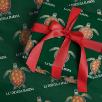 La Tortuga Marina Wrapping Paper Roll Sea Turtle Gulf Of Mexico Forever