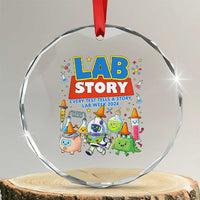 Lab Story Every Test Tells a Story Lab Week 2026 Crystal Glass Ornament Science Characters Lab Techs Medical Laboratory
