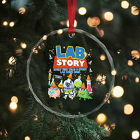 Lab Story Every Test Tells a Story Lab Week 2026 Crystal Glass Ornament Science Characters Lab Techs Medical Laboratory