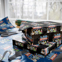 Lab Story Every Test Tells a Story Lab Week 2026 Wrapping Paper Roll Science Characters Lab Techs Medical Laboratory