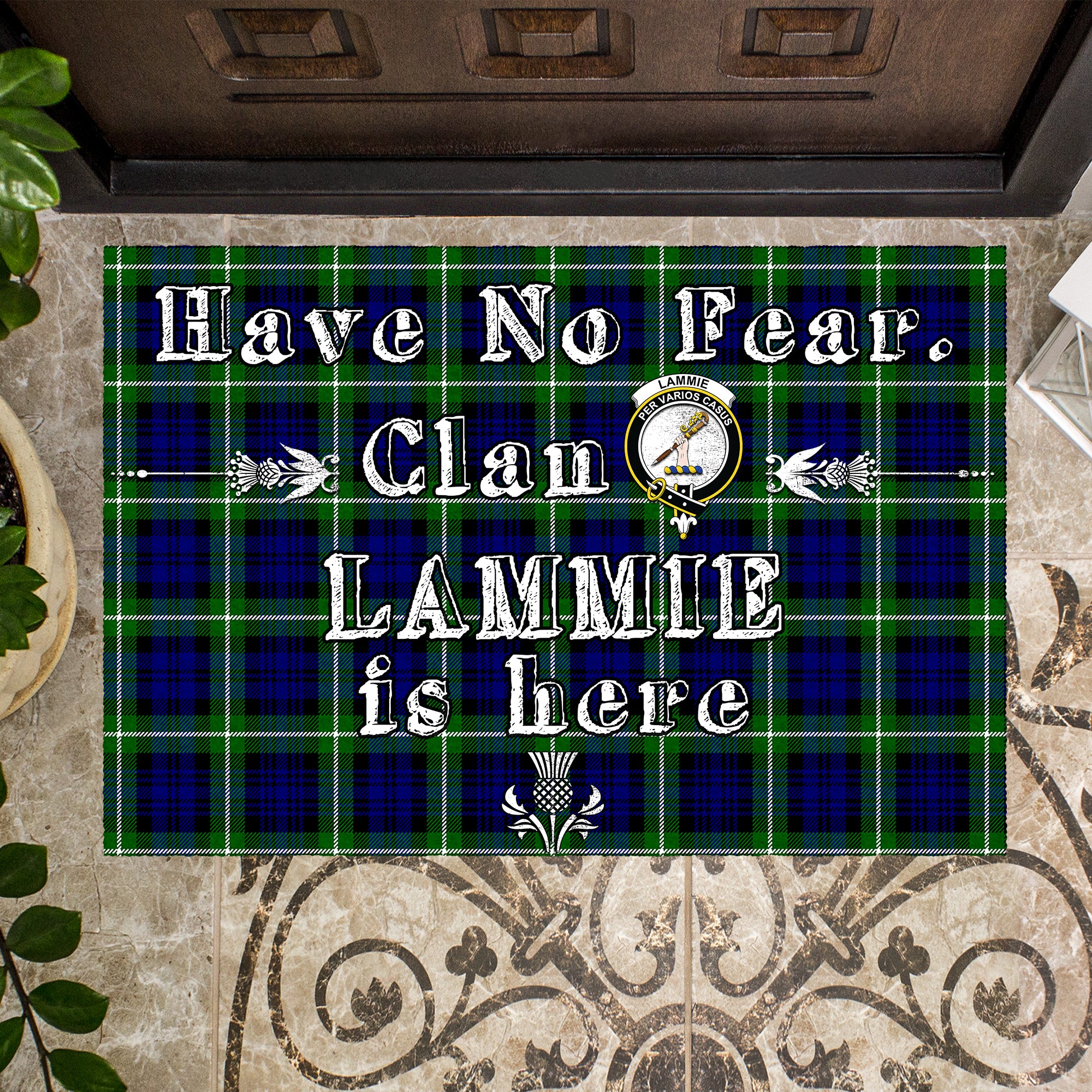 lammie-clan-tartan-door-mat-family-crest-have-no-fear-tartan-door-mat