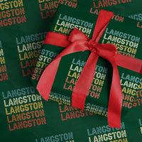 Langston Wrapping Paper Roll Oklahoma Retro Vintage City