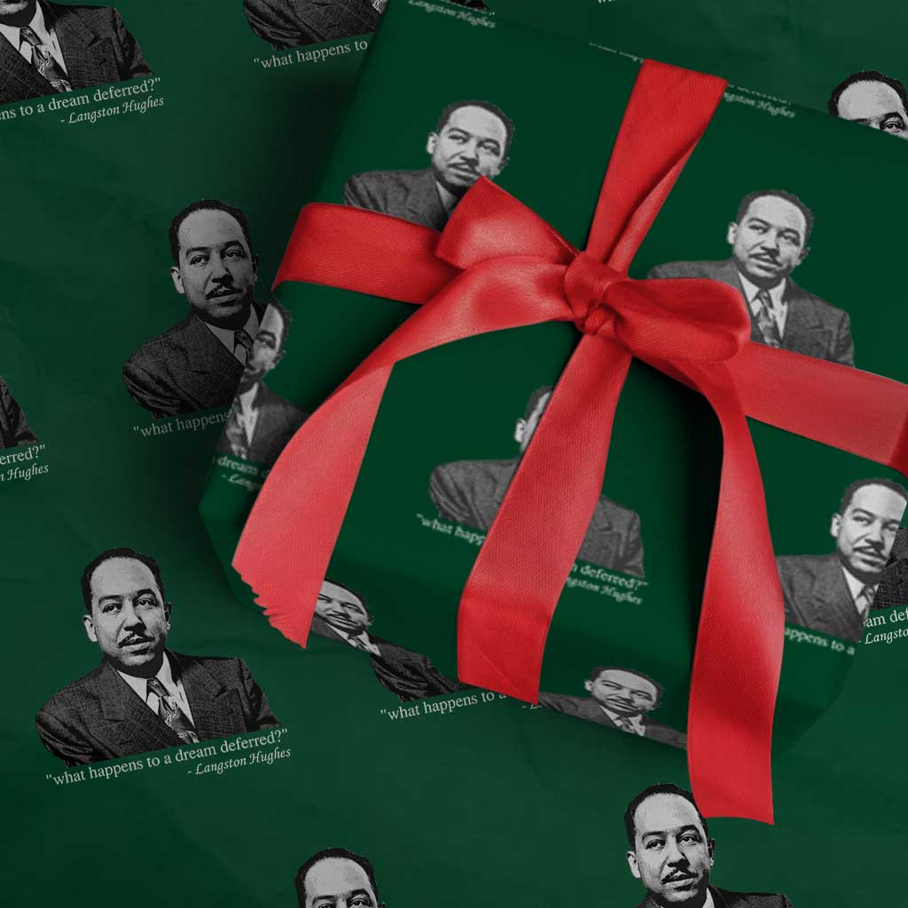 Langston Hughes Wrapping Paper Roll A Dream Deferred Juneteenth Black History Civil Right - Wonder Print Shop
