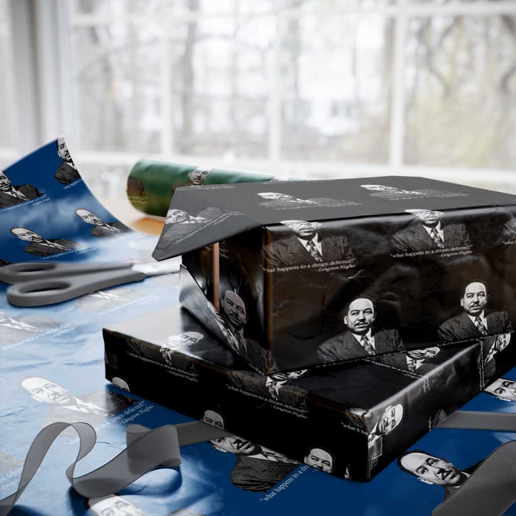 Langston Hughes Wrapping Paper Roll A Dream Deferred Juneteenth Black History Civil Right - Wonder Print Shop