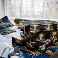 Launch To The Moon Mission Wrapping Paper Roll
