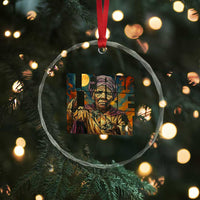 Lead Like Harriet Crystal Glass Ornament Black Women Leadership Quote - Wonder Print Shop