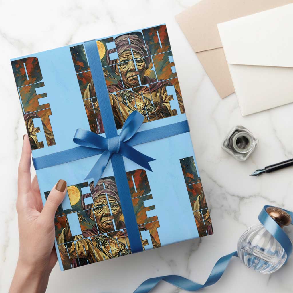 Lead Like Harriet Wrapping Paper Roll Black Women Leadership Quote - Wonder Print Shop