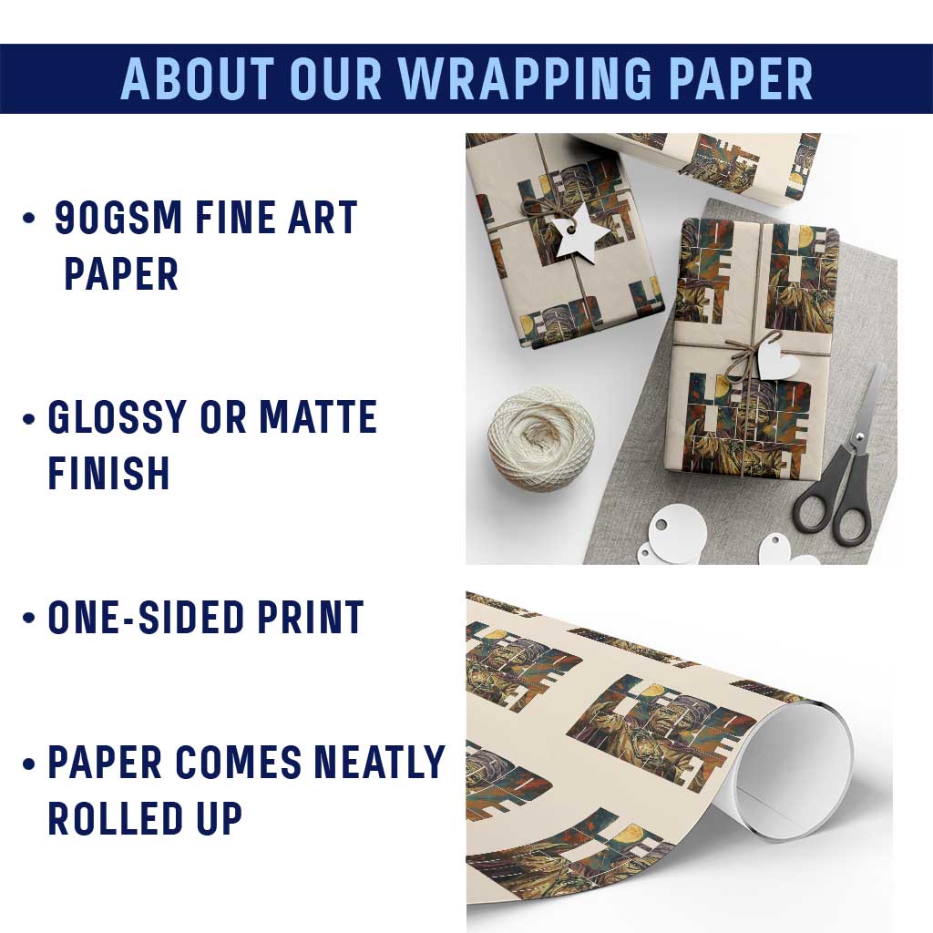 Lead Like Harriet Wrapping Paper Roll Black Women Leadership Quote - Wonder Print Shop