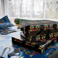 Leaf Me In Jamaica Wrapping Paper Roll Funny Weed Stoner Marijuana Jamaican Rasta Reggae - Wonder Print Shop