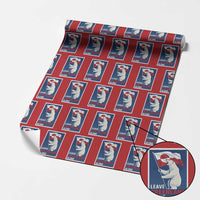 Leave Greenland Alone Polar Bear Resist Wrapping Paper Roll Vintage Patriotic Propaganda Sovereignty Protest