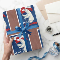 Leave Greenland Alone Polar Bear Resist Wrapping Paper Roll Vintage Patriotic Propaganda Sovereignty Protest